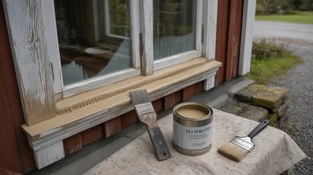 m la om f nster utv ndigt proffstips om skrapning kittning och linoljef rg f r l ngvarigt skydd